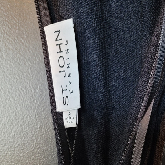 ST JOHN Evening studded cocktail dress - Picture 4 of 11